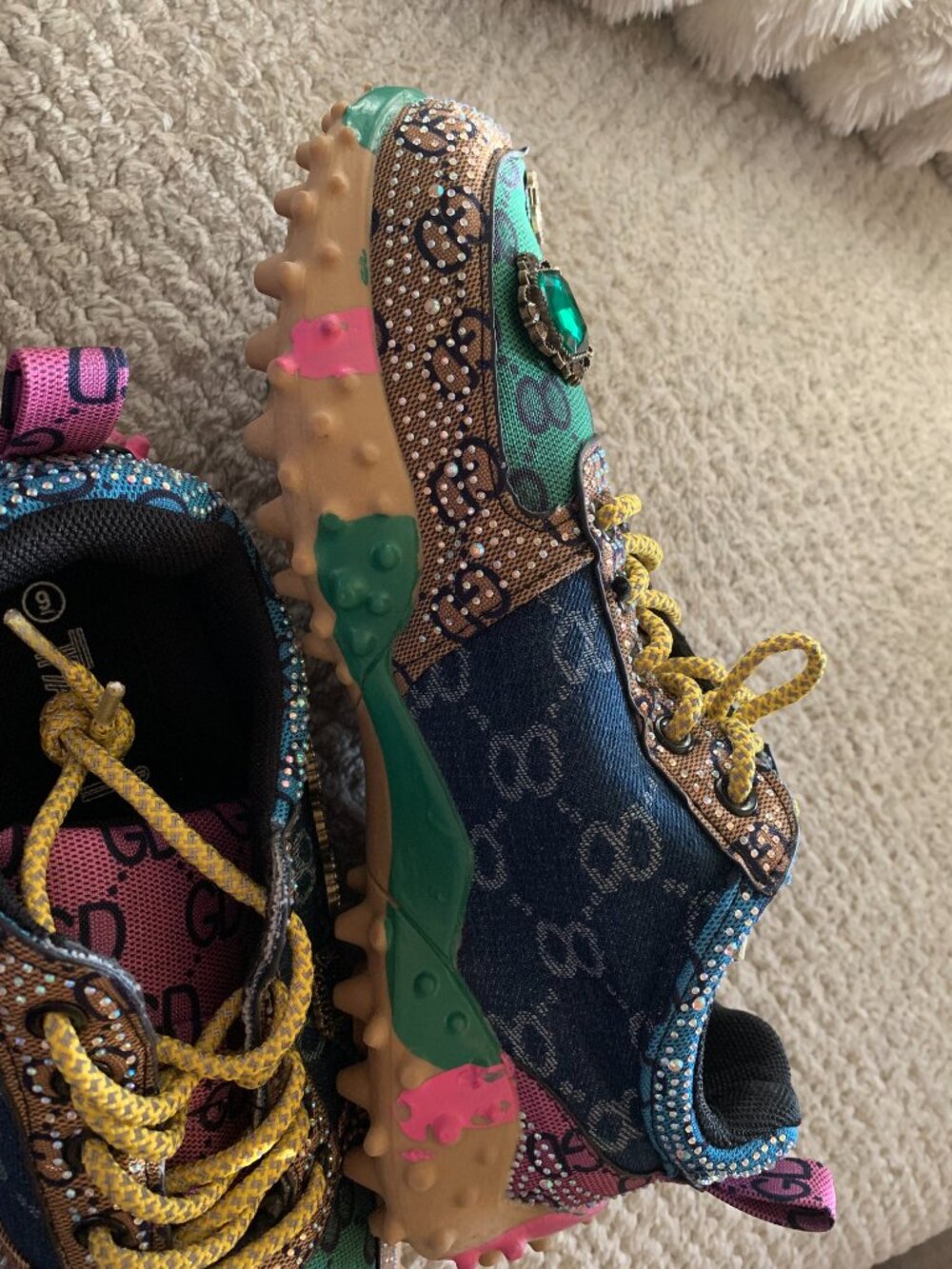 Bedazzeled Sneakers - Picture 6 of 7